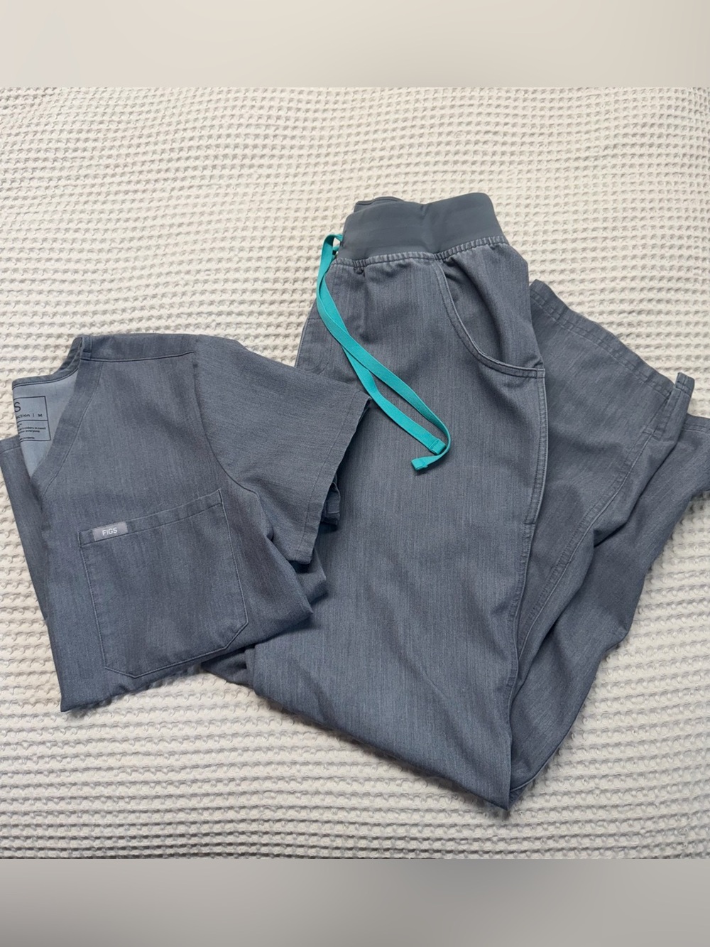 Figs Scrub Set Graphite